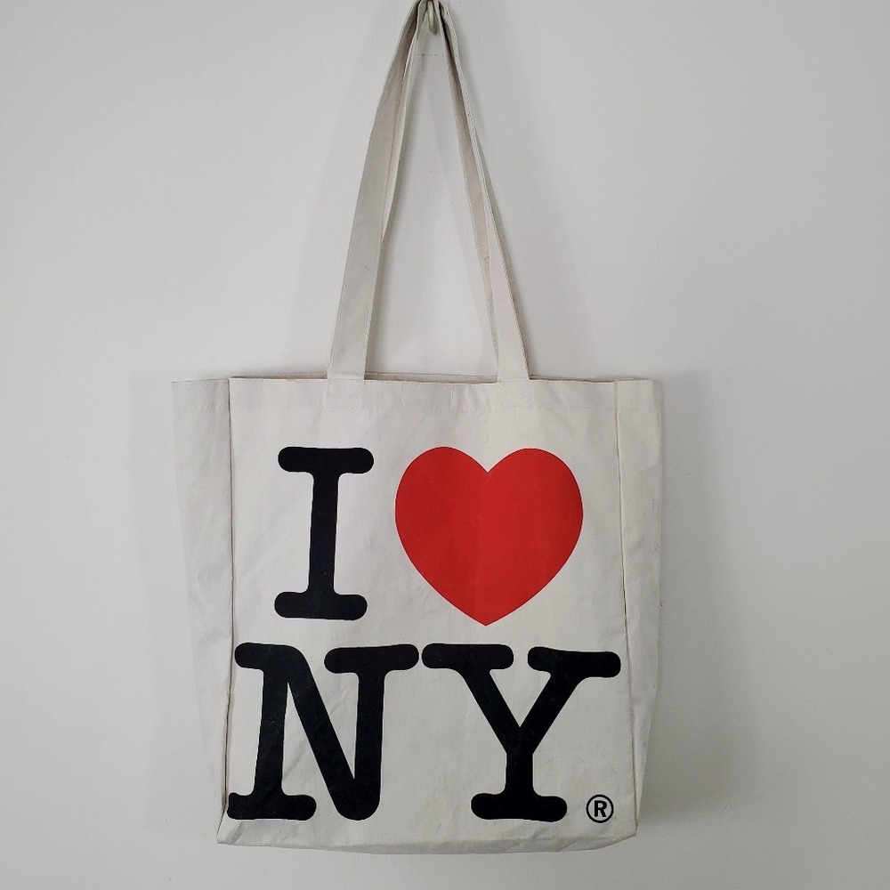 I Love ❤️ NY White Tote Bag